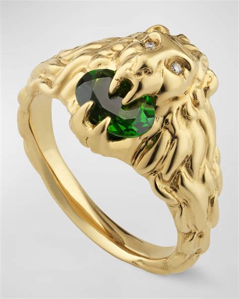 gucci lion ring replica|gucci heart and cross ring.